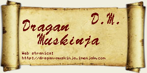 Dragan Muškinja vizit kartica